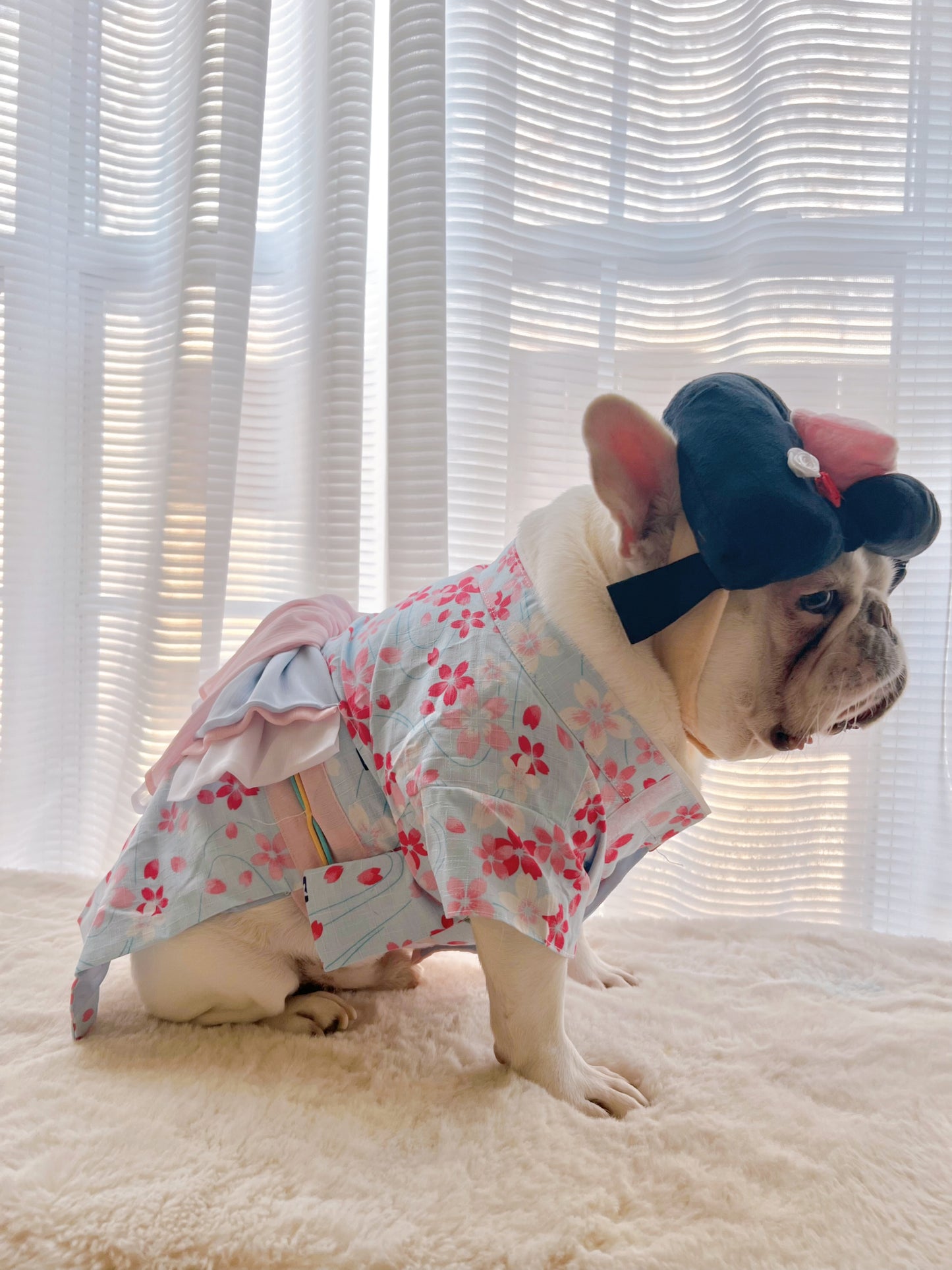 Japanese Kimono Dog Cat Pet Halloween Costume