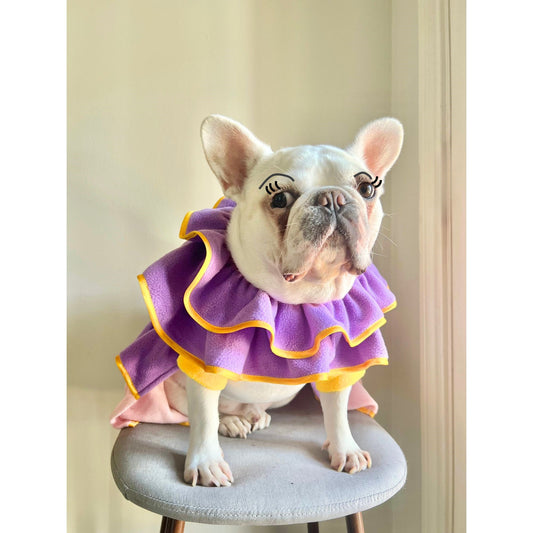 Teapot Mrs Potts Pet Cat Dog Purple White Dress Halloween Costume