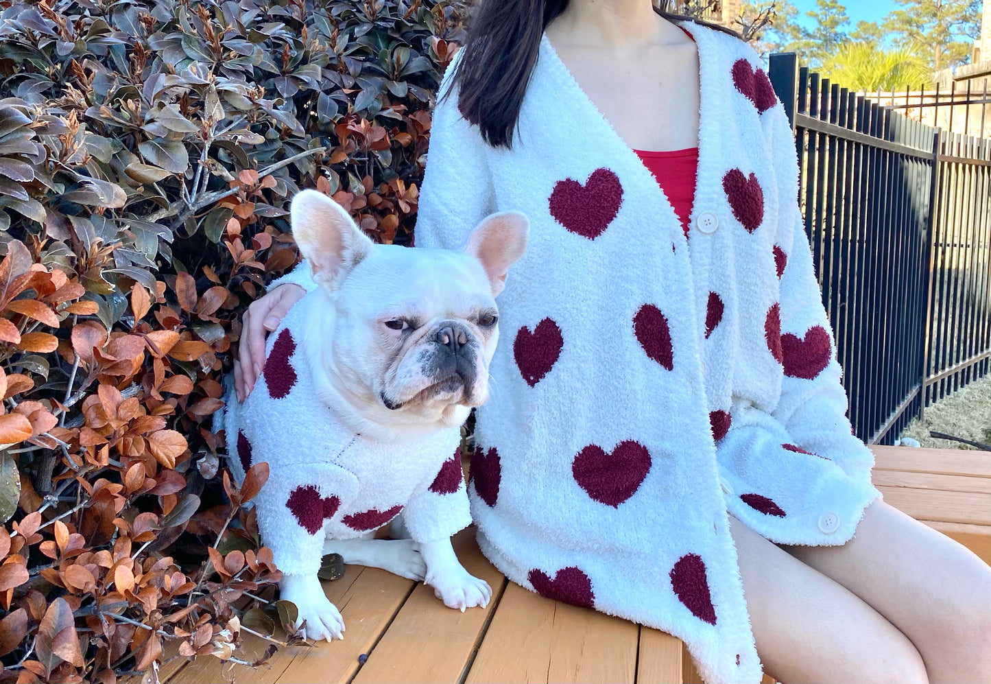 My Lover Owner Cardigan and Pet Sweater Matching Set