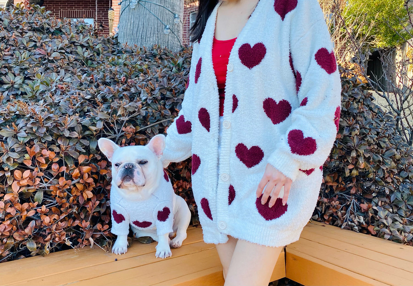 My Lover Owner Cardigan and Pet Sweater Matching Set