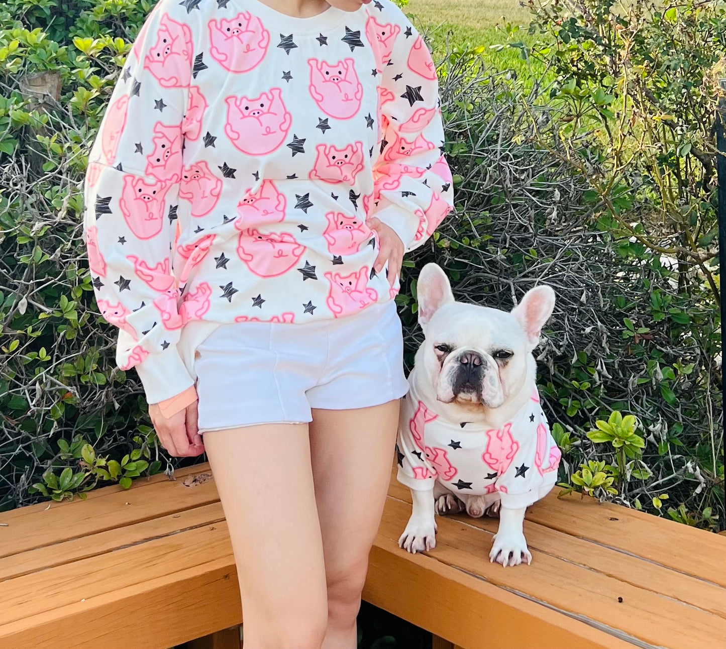 Cheeky Pig Butts Owner and Pet Family Matching Set