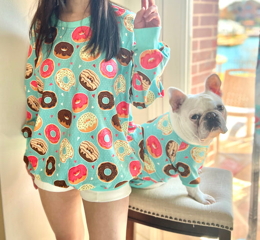 Donut Doughnut Owner and Pet Family Matching