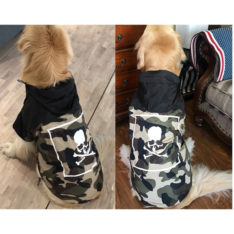 Camouflage Owner and Pet Matching Windbreaker Jackets