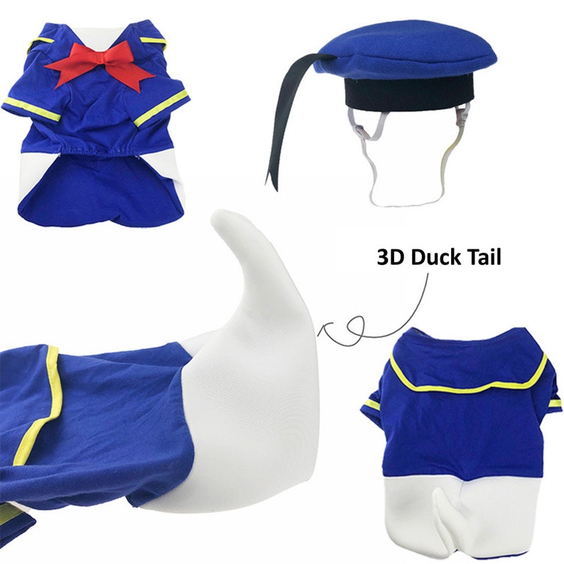 Hat and 3D Duck Tail Costume