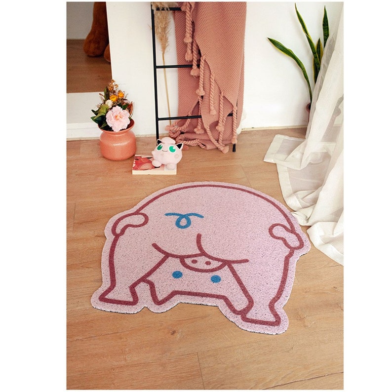 Yoga Pig Piggy Butt Ass Door Mat