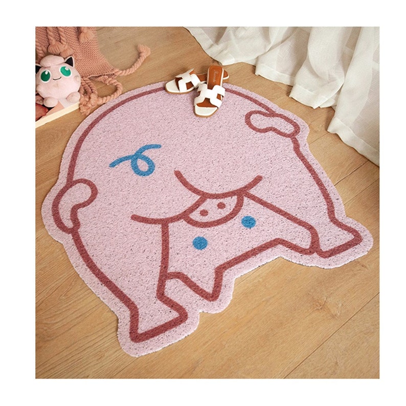 Yoga Pig Piggy Butt Ass Door Mat